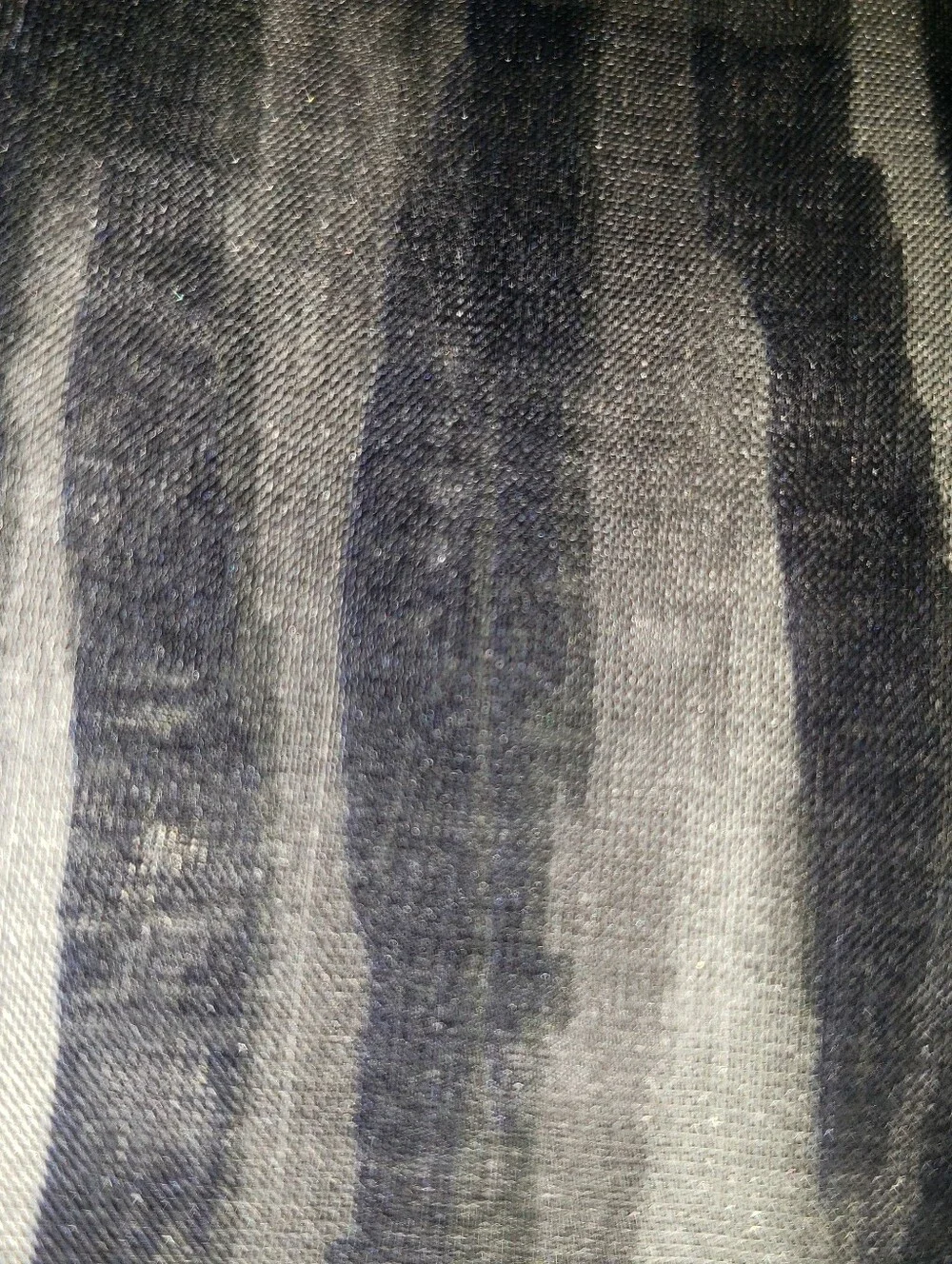 Fendi 100% Silk Zebra Black White Stripe Large Scarf Made In Italy 68 X 26